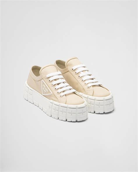 prada beige sneakers|all black prada sneakers.